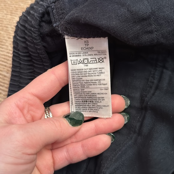 Gap black linen shorts - Picture 5 of 5